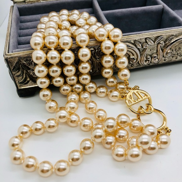 Vintage KENNETH J LANE Pearl Necklace - Picture 13 of 15